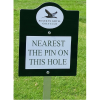 Nearest the pin sign